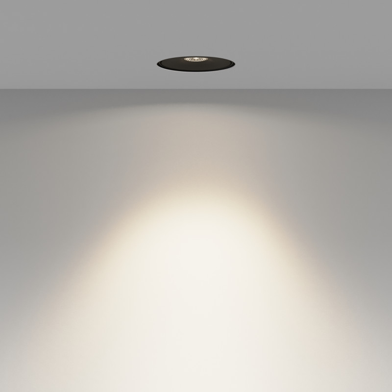Встраиваемый светильник 9,9*9,9*4,9 см, LED, 9W, Maytoni Technical Move DL060-9W3-4-6K-TRS-B черный