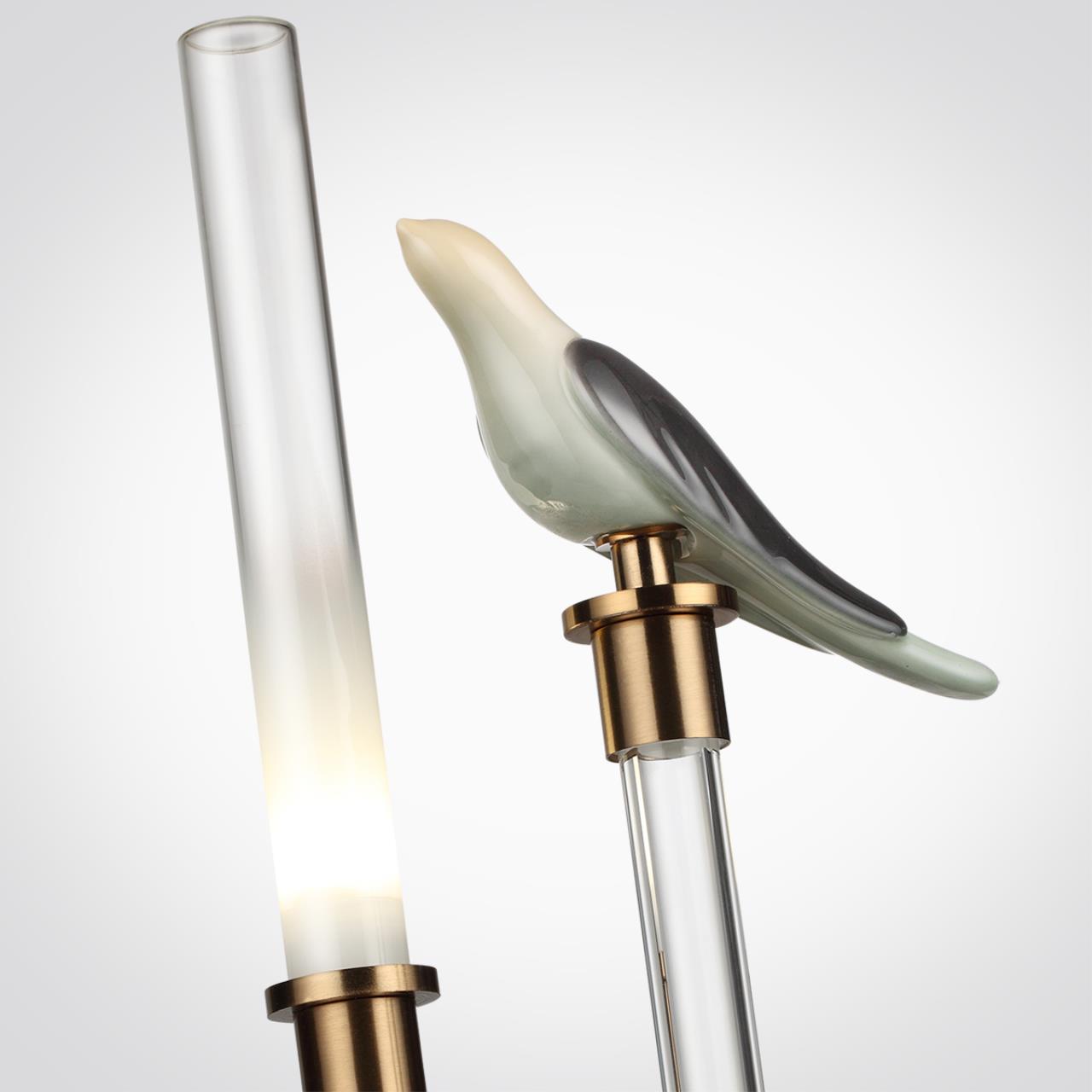 Настольная лампа *LED*2W, 4000К, lm Odeon Light Lark 5431/2TL, бронзовый