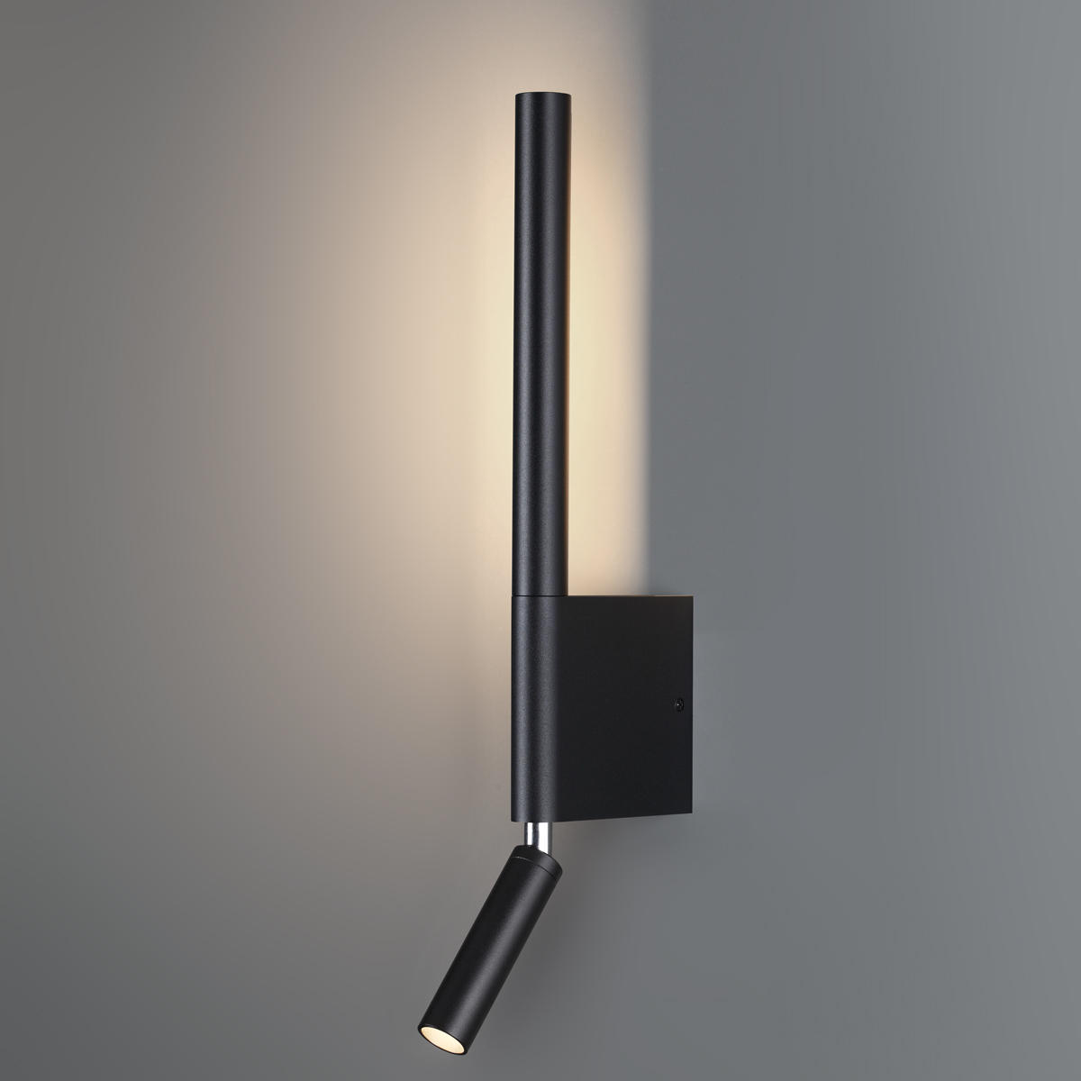 Бра 10*42*2,5 см, 5W+3W, 3000K NOVOTECH OVER FERMO 359436 черный