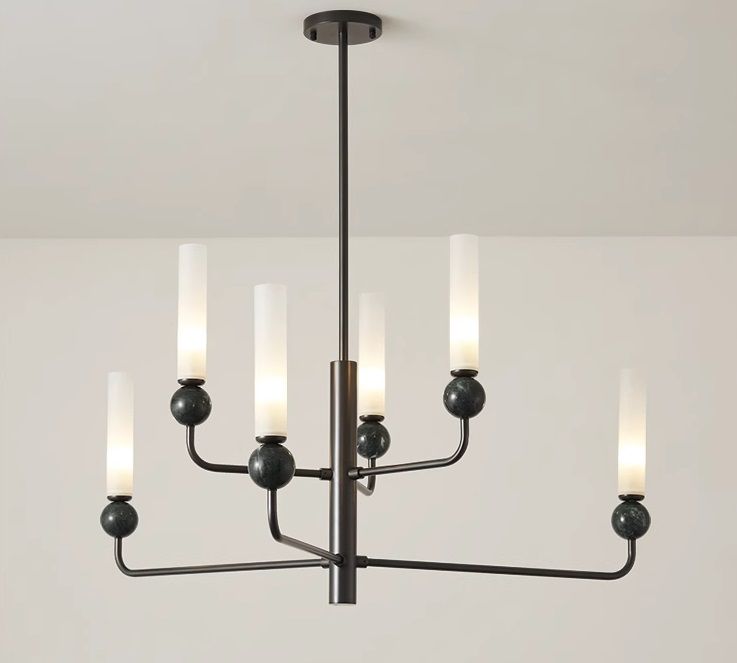 Люстра на штанге Inodesign Stenly Black 6 44.9850