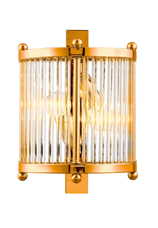 Бра 20*14 см, Crystal Lux TADEO AP2 GOLD/TRANSPARENTE Золото