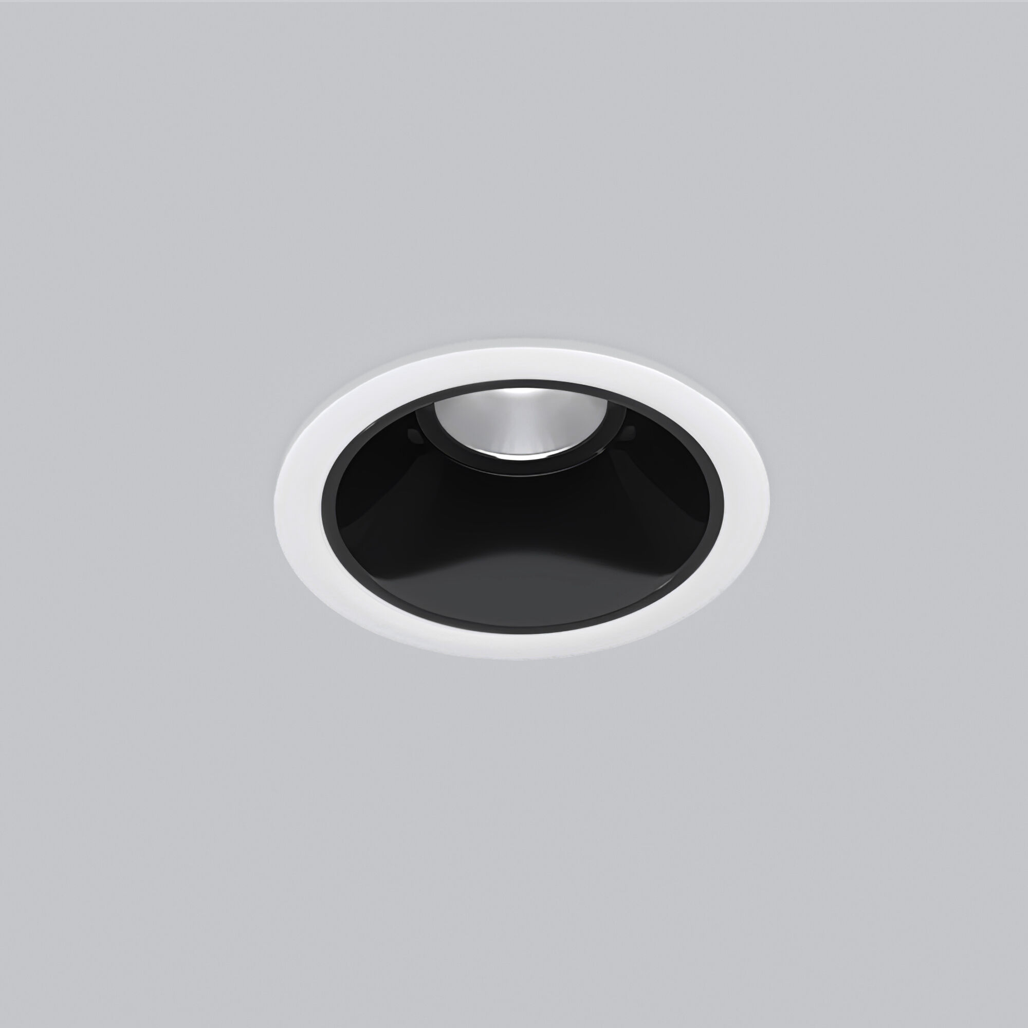 Точечный светильник LED 8W, 4200 К, 8,5*8,5*7,8 см, белый/чёрный жемчуг, Elektrostandard Osti 25081/LED
