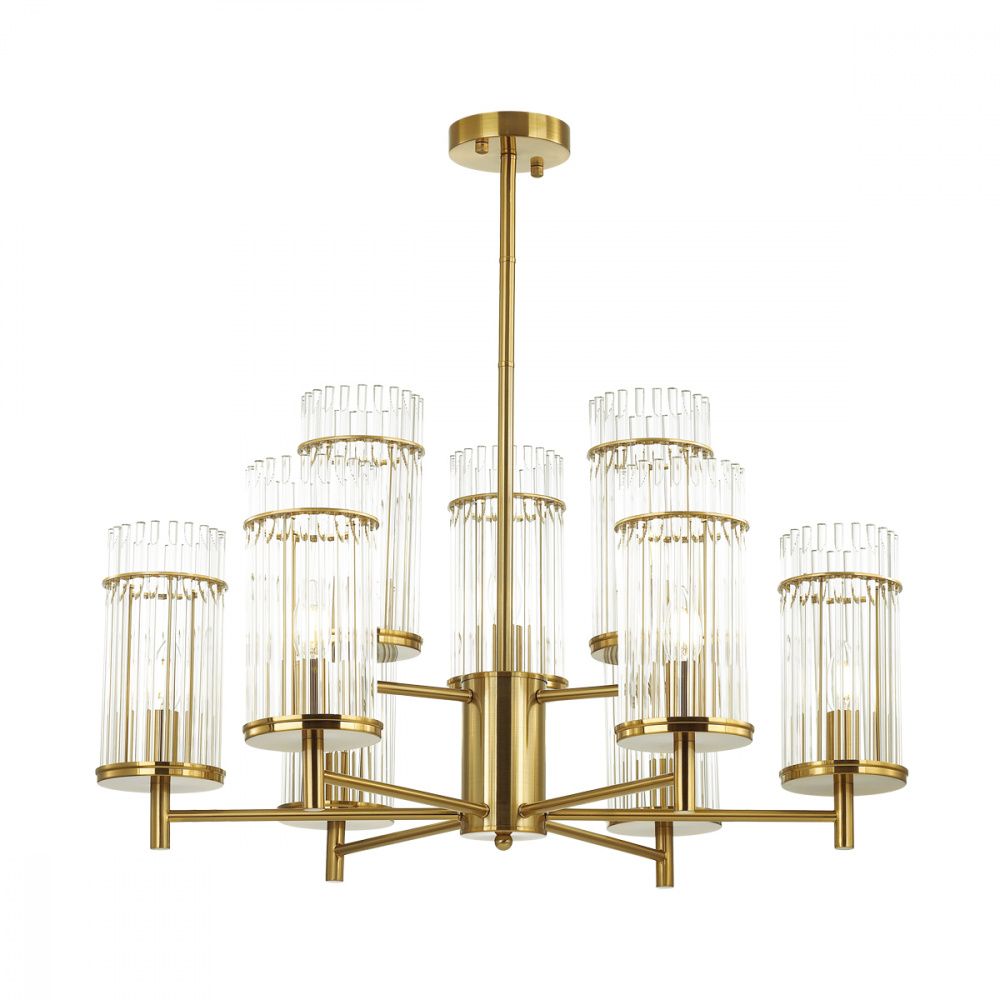 Люстра на штанге Odeon Light Formia 4809/9, диаметр 76 см, бронза