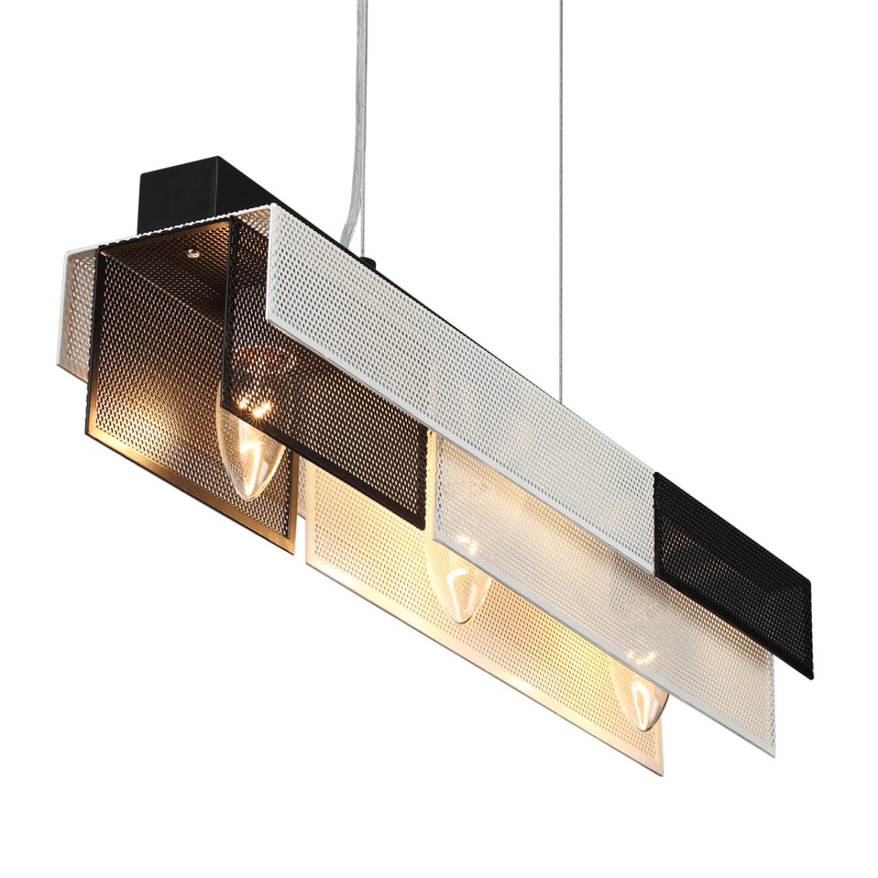 Светильник подвесной 11*51*167 см, 3*E14 Lumion DANA 8004/3A черный, белый