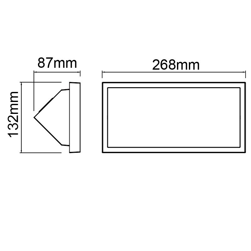 Уличный светильник 26,8*8,7*13,2-13,2 см, вр  см, *LED*20W, 2700-4000K, Mantra Creek MAN8862, коричневый