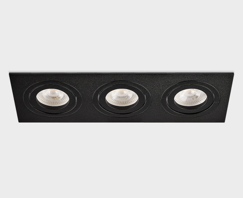 Встраиваемый светильник Megalight SAG303-4 black, черный