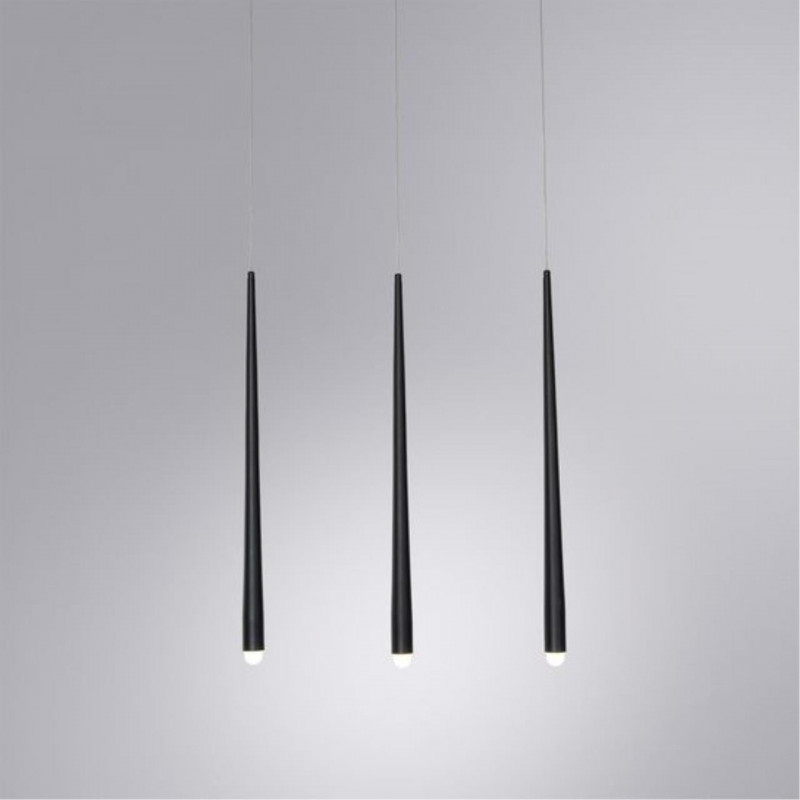 Люстра 55*6*120 см, 1*LED 18W 4000K черный Arte Lamp Frankie A2191SP-18BK