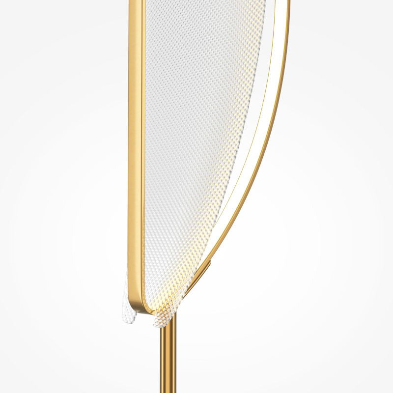 Торшер 33*25*158 см, LED, 33W, 3000К, Maytoni Breeze MOD281FL-L33BS3K латунный