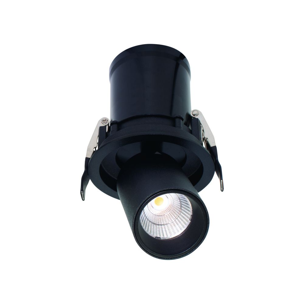 Светильник встраиваемый 8,4*8,5 см, вр 7,5 см, *LED*7W, 2700K, Mantra Garda MAN7831, черный
