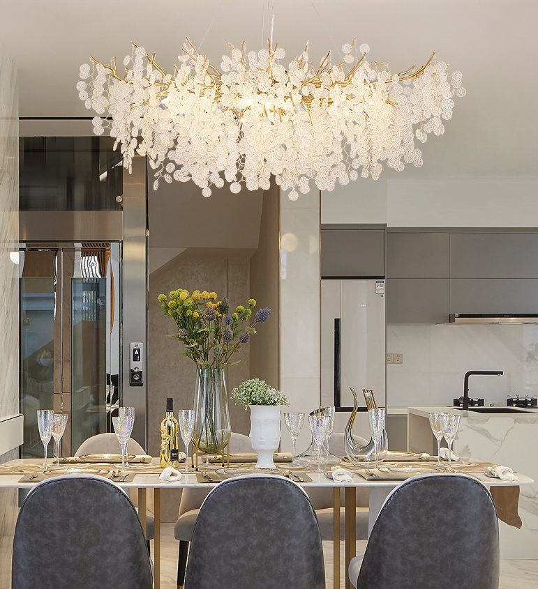 Светильник DZN-34947 ЗОЛОТО / МАТОВЫЙ+ПРОЗРАЧНЫЙ D1200*400/H1200/9/E14/40W COINS 24-12