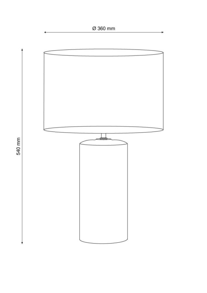 Настольная лампа *36* см, 1*E27*60W, Lucia Tucci Harrods HARRODS T943.1, мультиколор