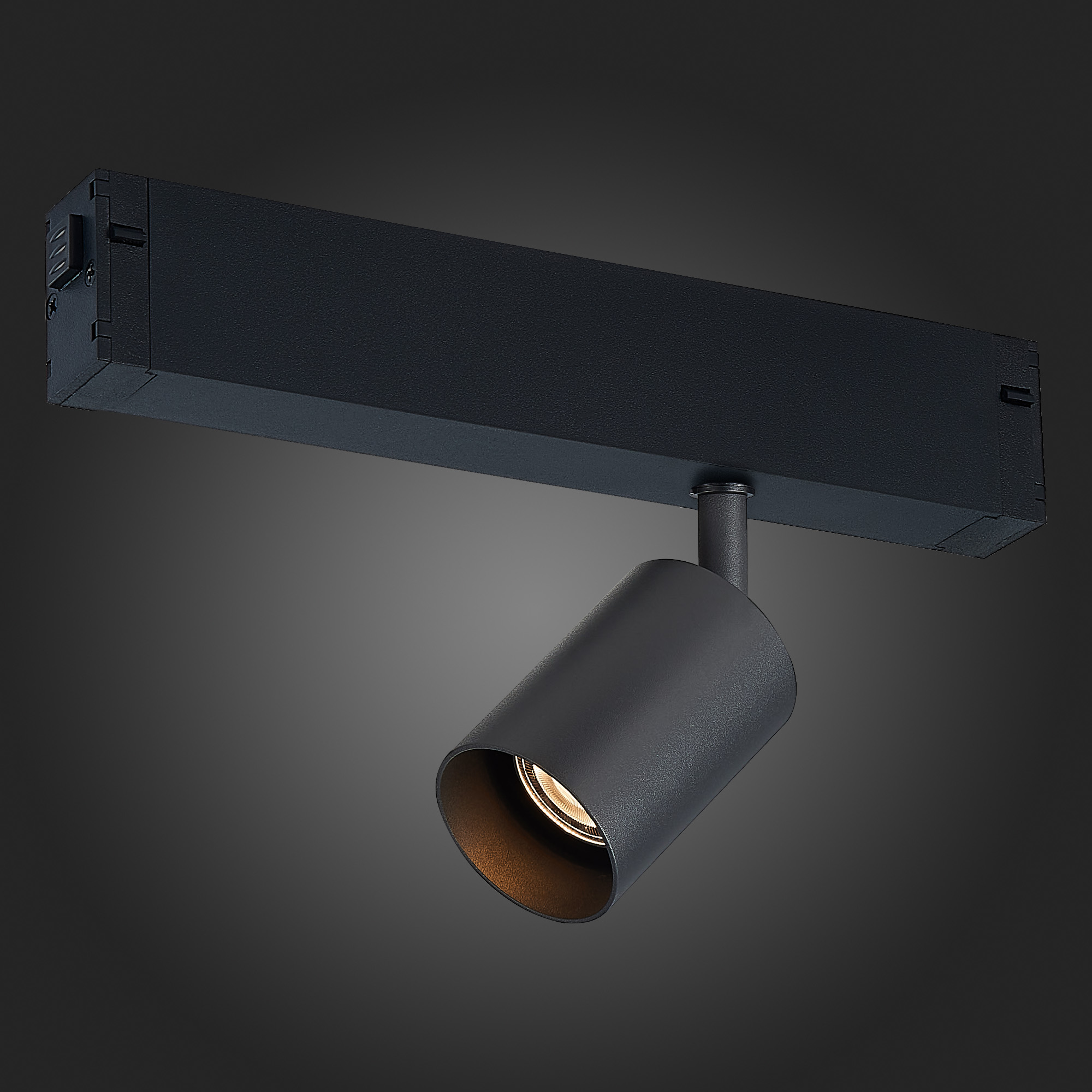 Трековый светильник 7* см, GU10*1*50W, , St Luce Skyline 220 ST505.406.01, Черный