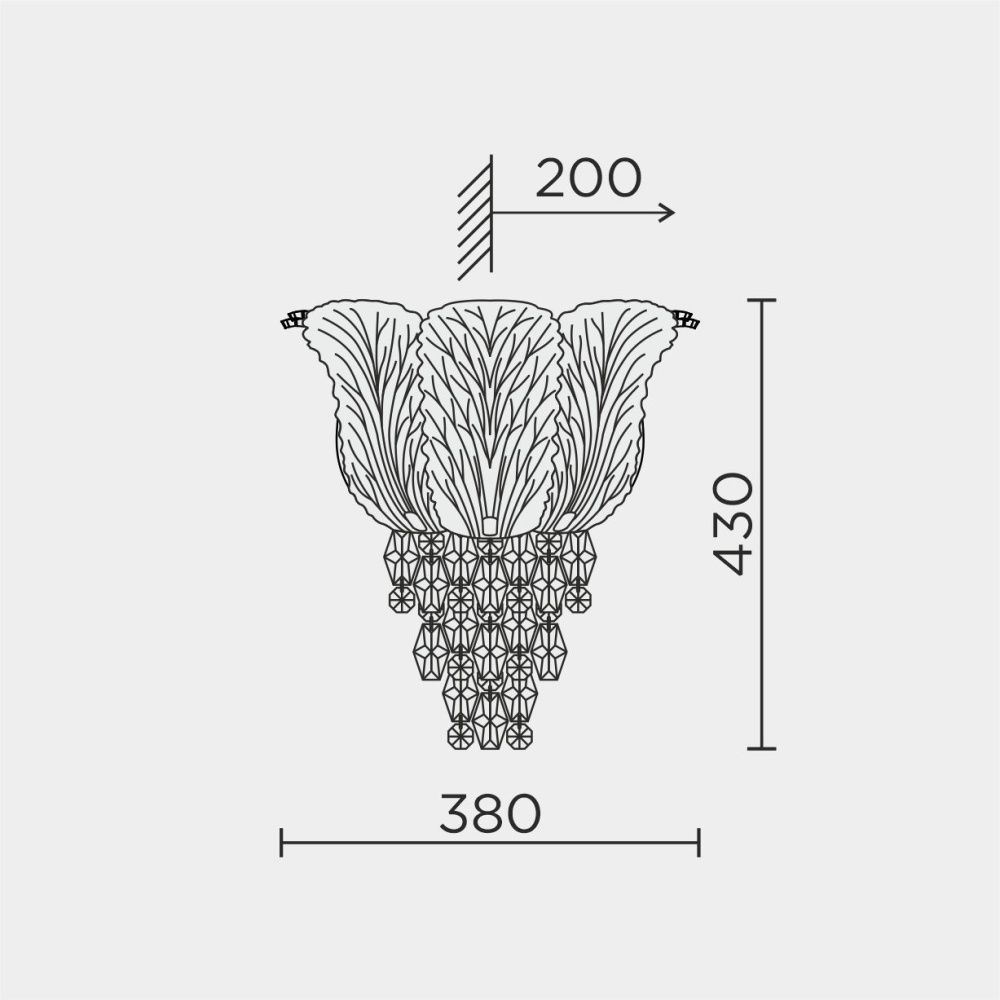 Настенный светильник MODELUX premium ML.6550.04P