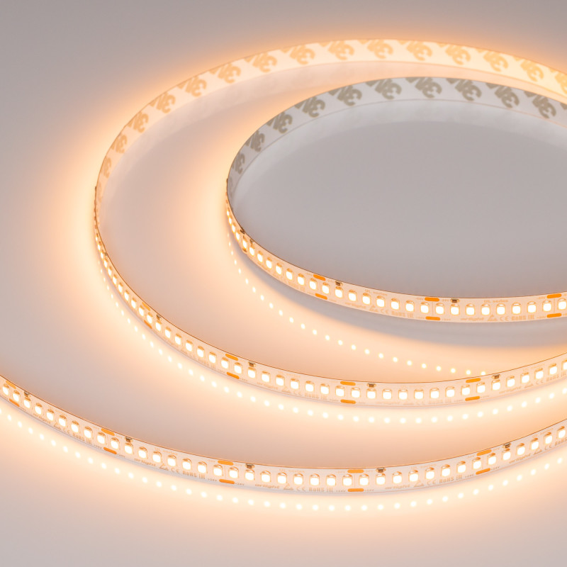 Лента UL-A200-10mm 24V Warm2400 (20 W/m, IP20, 5m) (Arlight, 7 лет) 037223. Цена указана за 5 метров. Продается кратно 5 метрам.