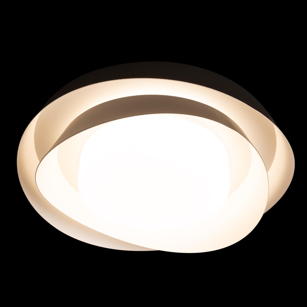 Потолочный светильник 48*10 см, 1*LED*30W 4000K LOFT IT Petale 10256 Black черный