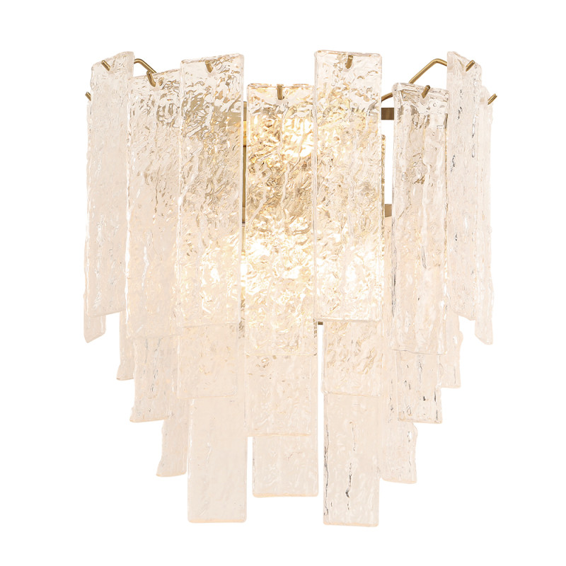 Бра 31*43 см, 3*E14*60W Латунь Crystal Lux RICARDO AP3 BRASS