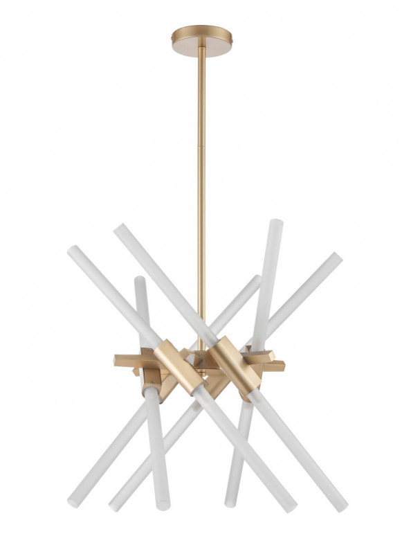 Подвесной светильник  50*140 см, 12*G9 шампань Vele Luce Fury VL5684P12