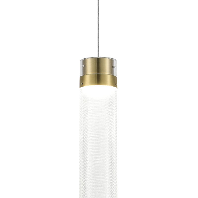 Светильник подвесной CHAMPAGNE 1*LED*12W 4000K ST LUCE SL6236.303.01 латунь