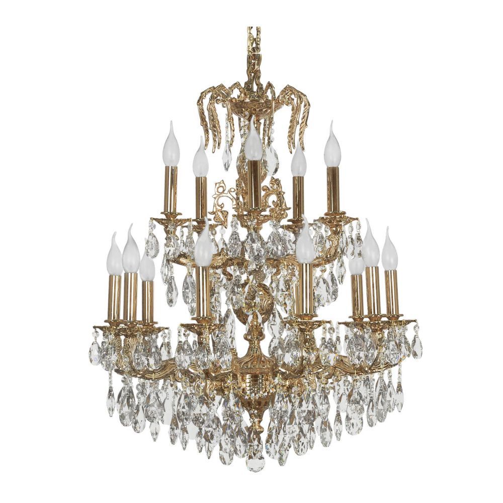 Люстра *68*85 см, 15*E14*40W, Dio D`arte Aosta Gold Aosta E 1.1.15.600 G, Золото