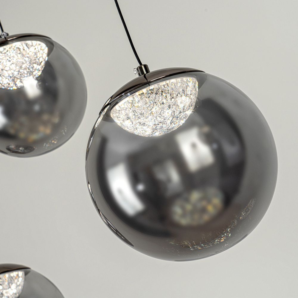 Светильник 120** см, LED*38W, 3000-6000K, Modelux  ML.2338.6 BK, Чёрный