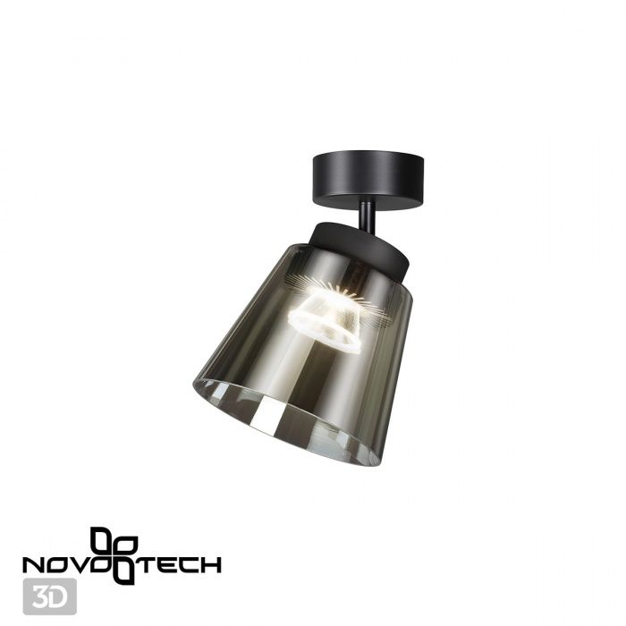 Светильник накладной LED Novotech Artik 358644, 24W LED, 4000K, черный