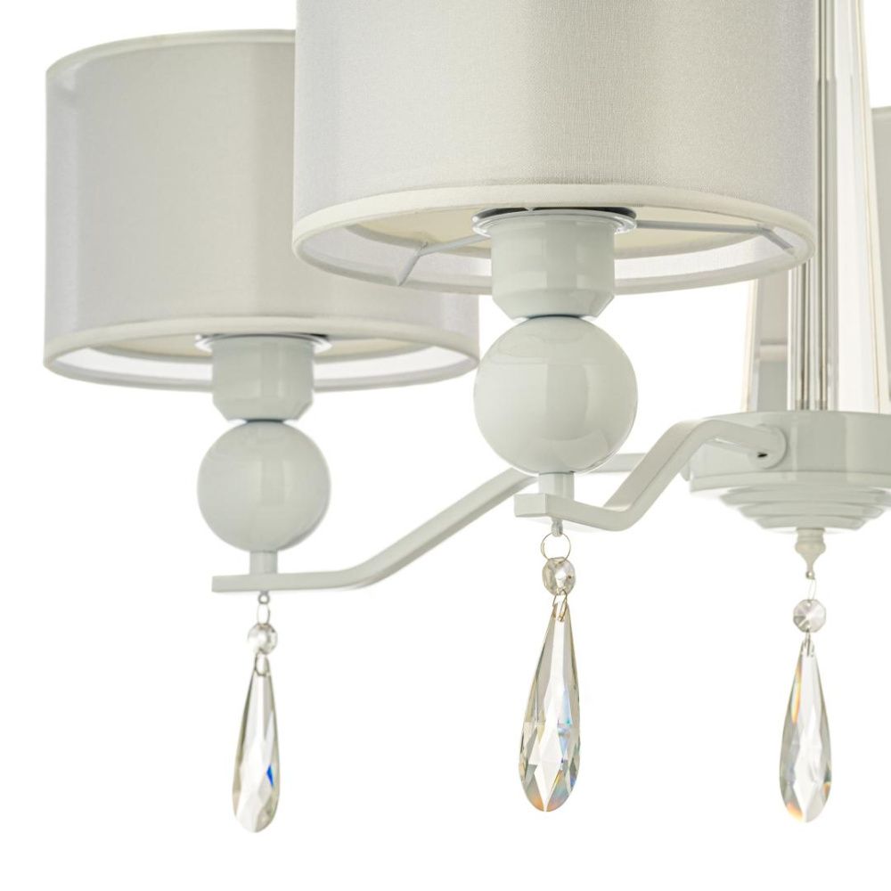 Люстра *68*50 см, 4*E14*40W, Arti Lampadari Rufina White Rufina E 1.1.4.600 W, Белый