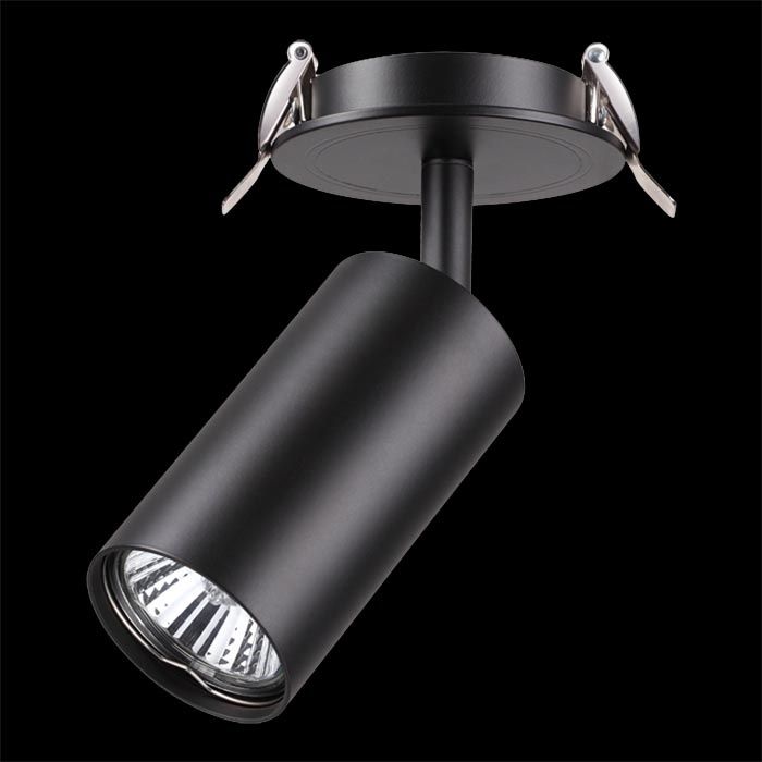 Встраиваемый светильник Novotech Pipe 370416 черный
