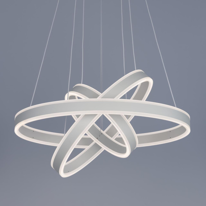 Люстра 60*120 см LED*145 W, 3000 / 5500 К Citilux Дуэт Белый CL719650