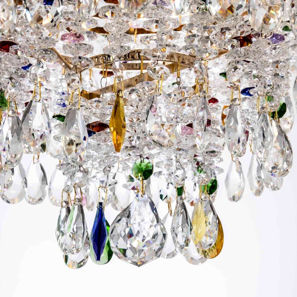 Подвесная люстра 80*80*120 см, Е14 18x40ВтW, Золото MODELUX ML.850.18