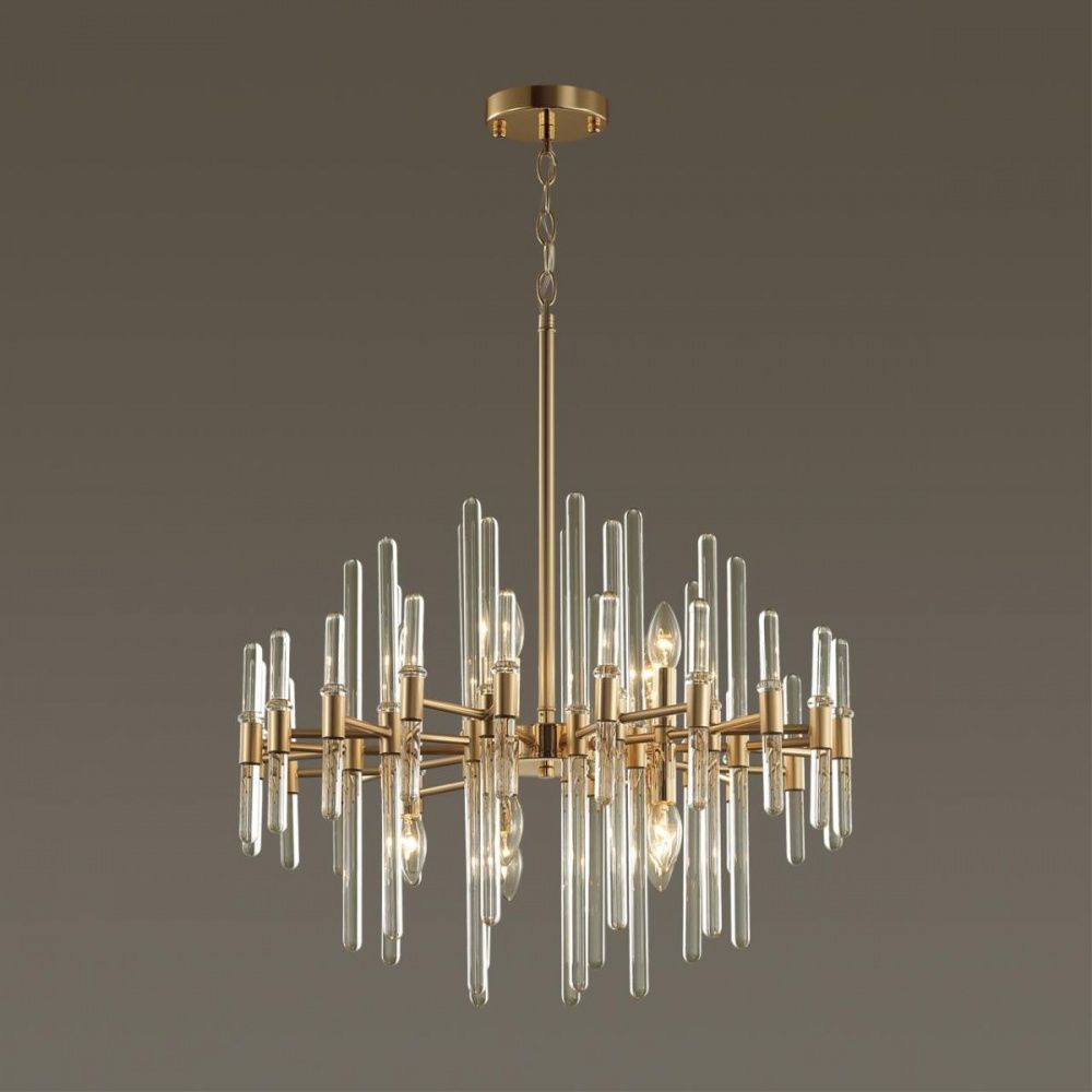 Подвесная люстра Диаметр 61 см Odeon Light Stika 4988/10 Золото