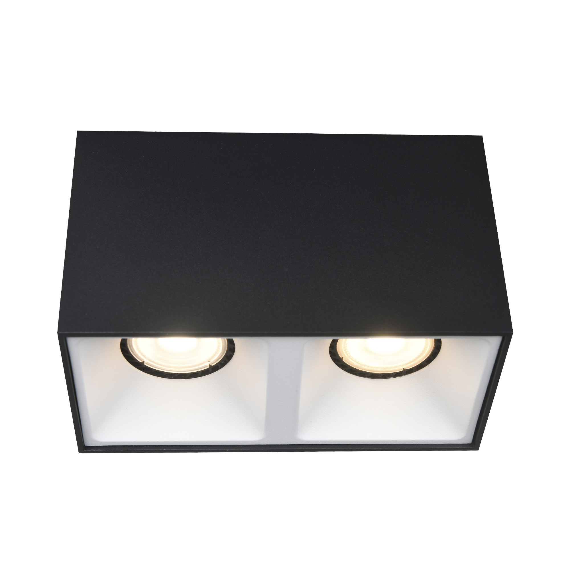 Светильник накладной 8*16*10- см, 2,00*GU10, 50W, ST Luce  ST168.452.02, черный