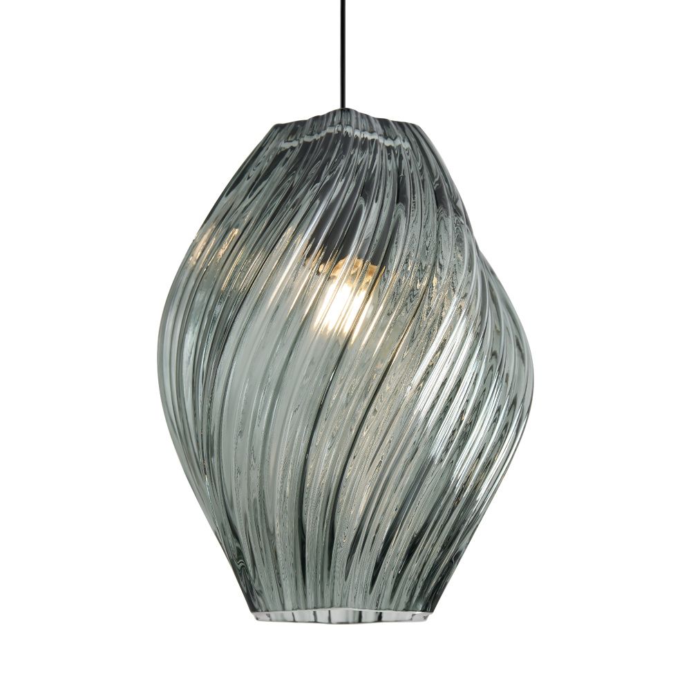Подвесной светильник 36-130 см, 1*E27*60W Freya Shiny FR5547PL-01DBL, Темносинезеленый