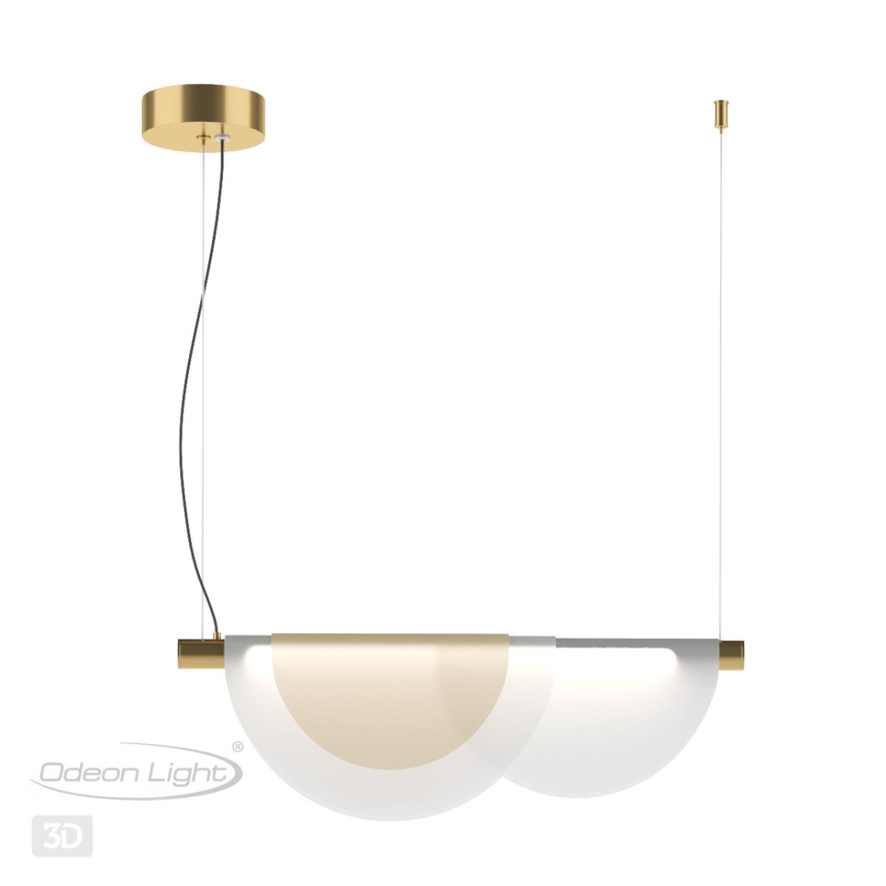 Светодиодный светильник 60 см, 20W, 3000K, Odeon Light COLLE 4358/20L, бронза