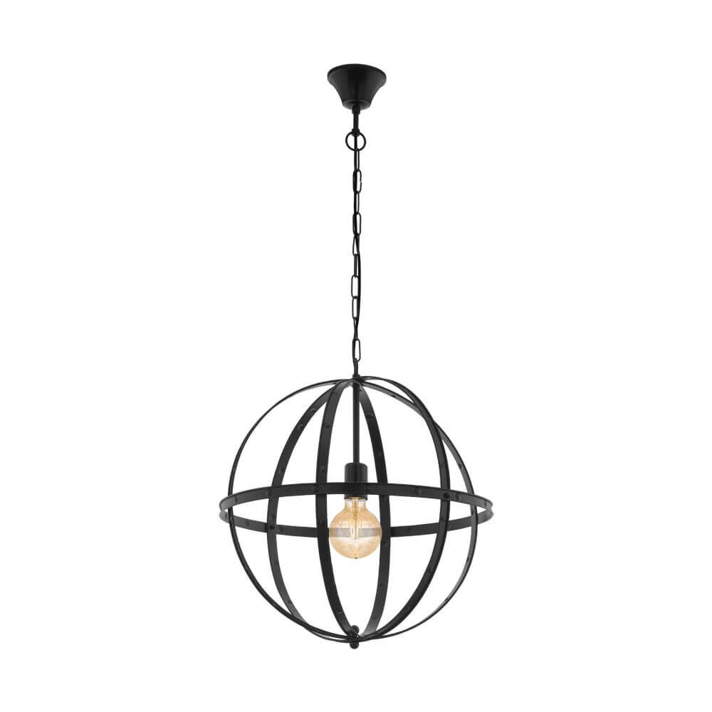 Подвесной светильник Eglo Barnaby 49516, диаметр 50 см, черный