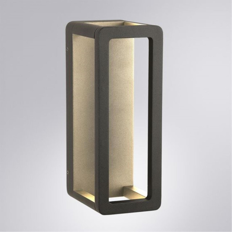 Настенный светильник 23*9*13 см, 1*LED*9W 4000K Arte Lamp Hassaleh A3374AL-1BK черный