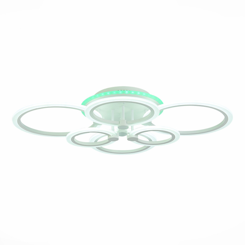 Светильник потолочный 87*60 см, 140W, 3000-6000K  EVOLUCE  CERINA SLE500552-06RGB  Белый