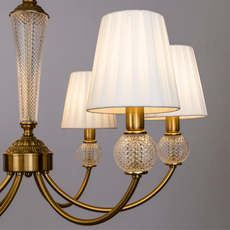 Светильник 72 см, Arte Lamp Gracie A7301LM-6PB, латунь