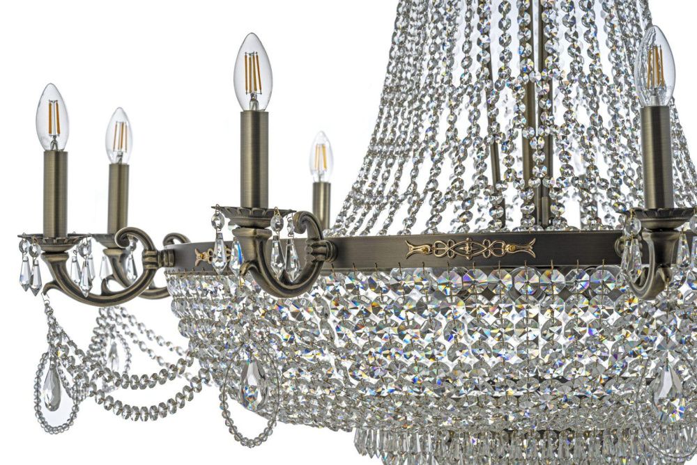 Люстра *100*110 см, 9*E27*60W, Dio D`arte Lodi Antique Lodi E 1.6.9.600 A, Бронза