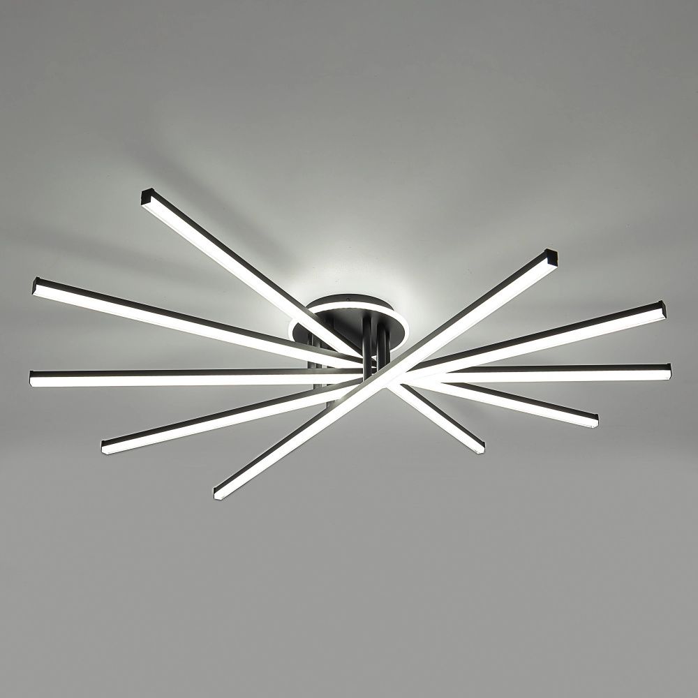 Светильник 120 см, 150W, 3000-5500K, 25 м2 Citilux TRENT CL203651 LED, черный