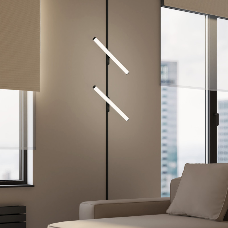 Светильник на шине 50*3,5*7,9 см, LED * 12W, 4000K, Denkirs Air Ray DK5355-BK, черный