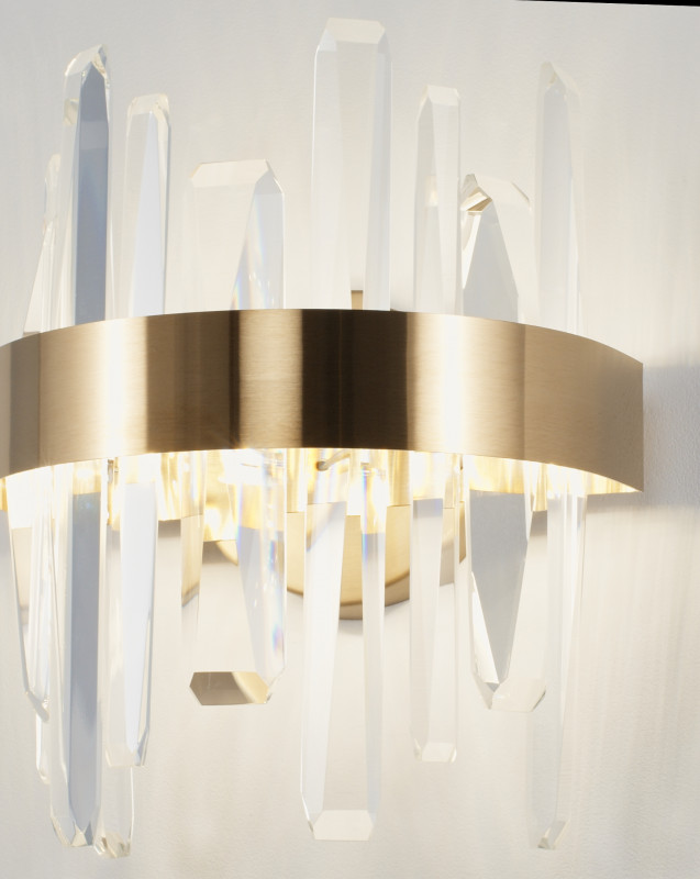 Бра 25*30 см, LED 15 W, Moderli Emanuel V9081-WL Золотой
