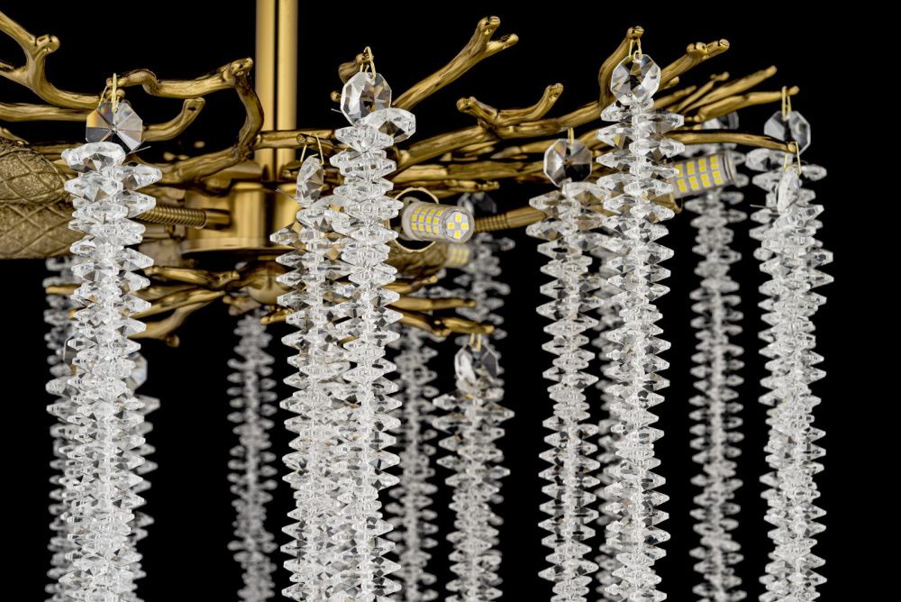 Люстра потолочная *47*58 см, 6*G9*40W, Dio D`arte Tavenna Antigue Tavenna H 1.3.46.100 A, Антик