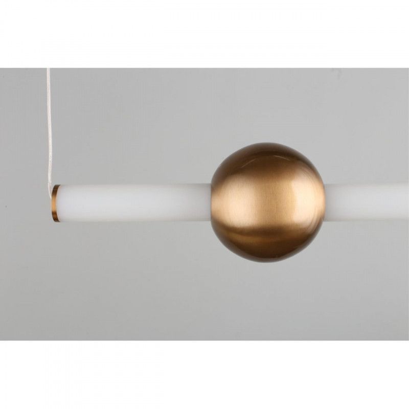 Подвесной светильник 60*10*30-200 см 20W, 3000K, Aployt Zhozefin APL.038.16.20, бронзовый