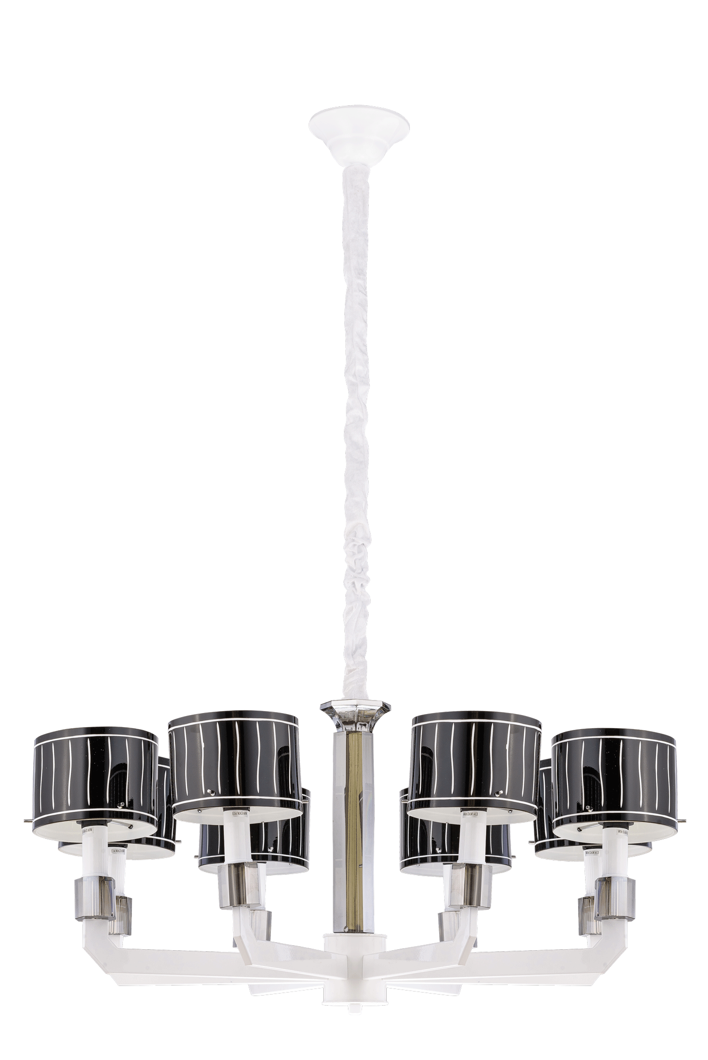 Люстра 820*500-1100, 8*E27, 40W Sfera Sveta Модерн 2153/8 WHITE, Белый