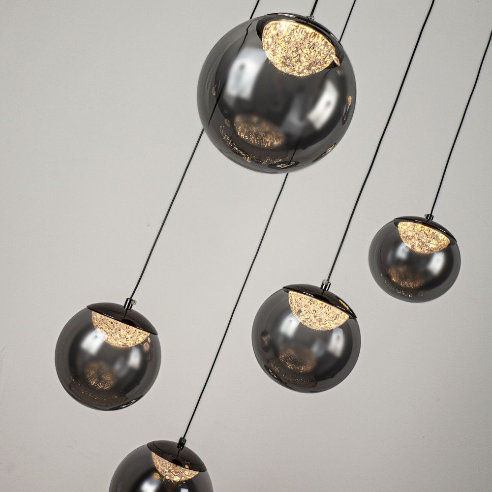 Светильник *60* см, LED*37W, 3000-6000K, Modelux  ML.2338.7 BK, Чёрный