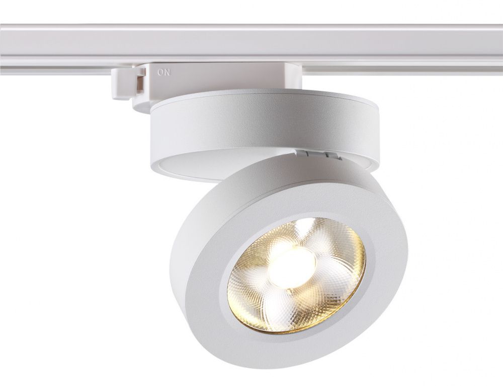 Трековый светильник Novotech Groda 357986, белый, LED, 12W, 3000K, 960Lm