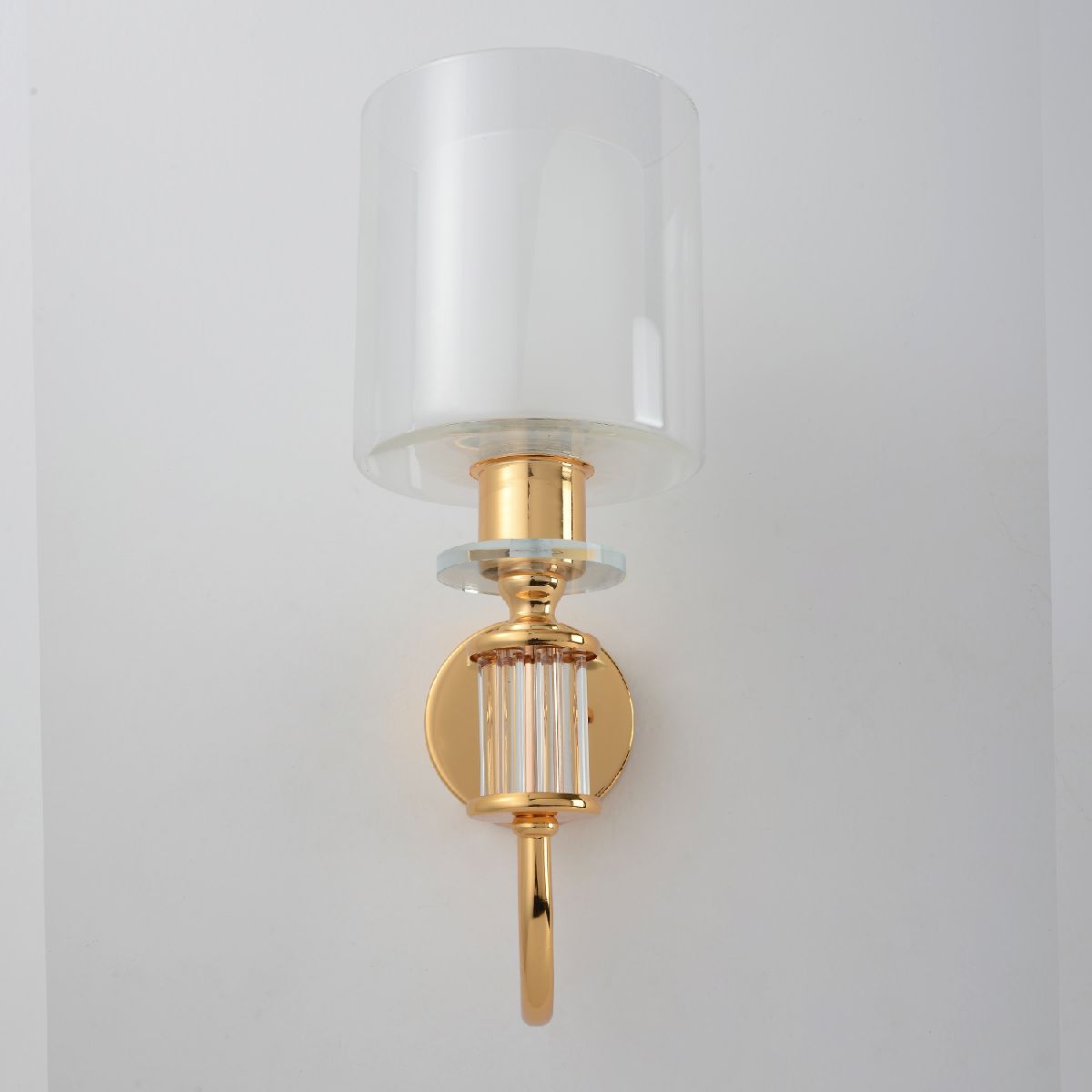 Бра 37 см, Crystal Lux ELENA AP1 GOLD, золото