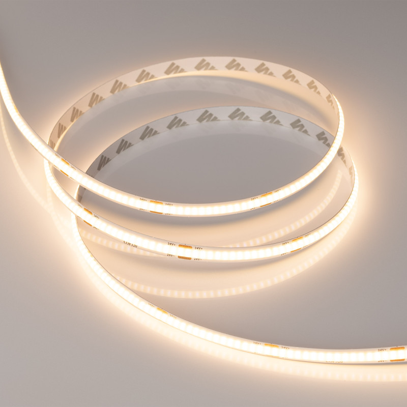 Лента COB-X320-8mm 24V Warm3000(8 W/m, IP20, CSP, 5m), Arlight 039022. Цена указана за 5 метров. Продается кратно 5 метрам.