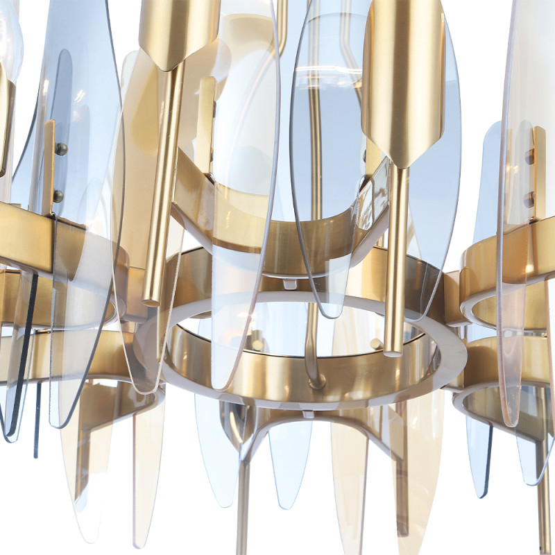 Светильник 60 см, Crystal Lux CASA SP-PL12 BRASS, латунь