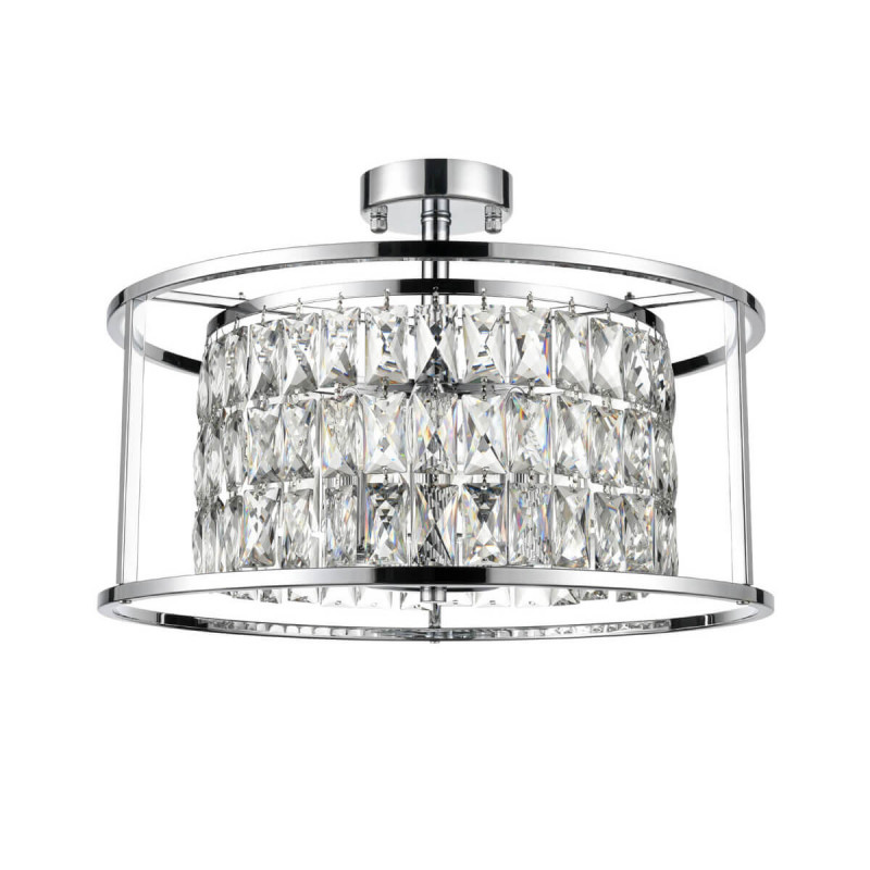 Потолочный светильник Vele Luce Debra VL3283P06, диаметр 50 см, хром